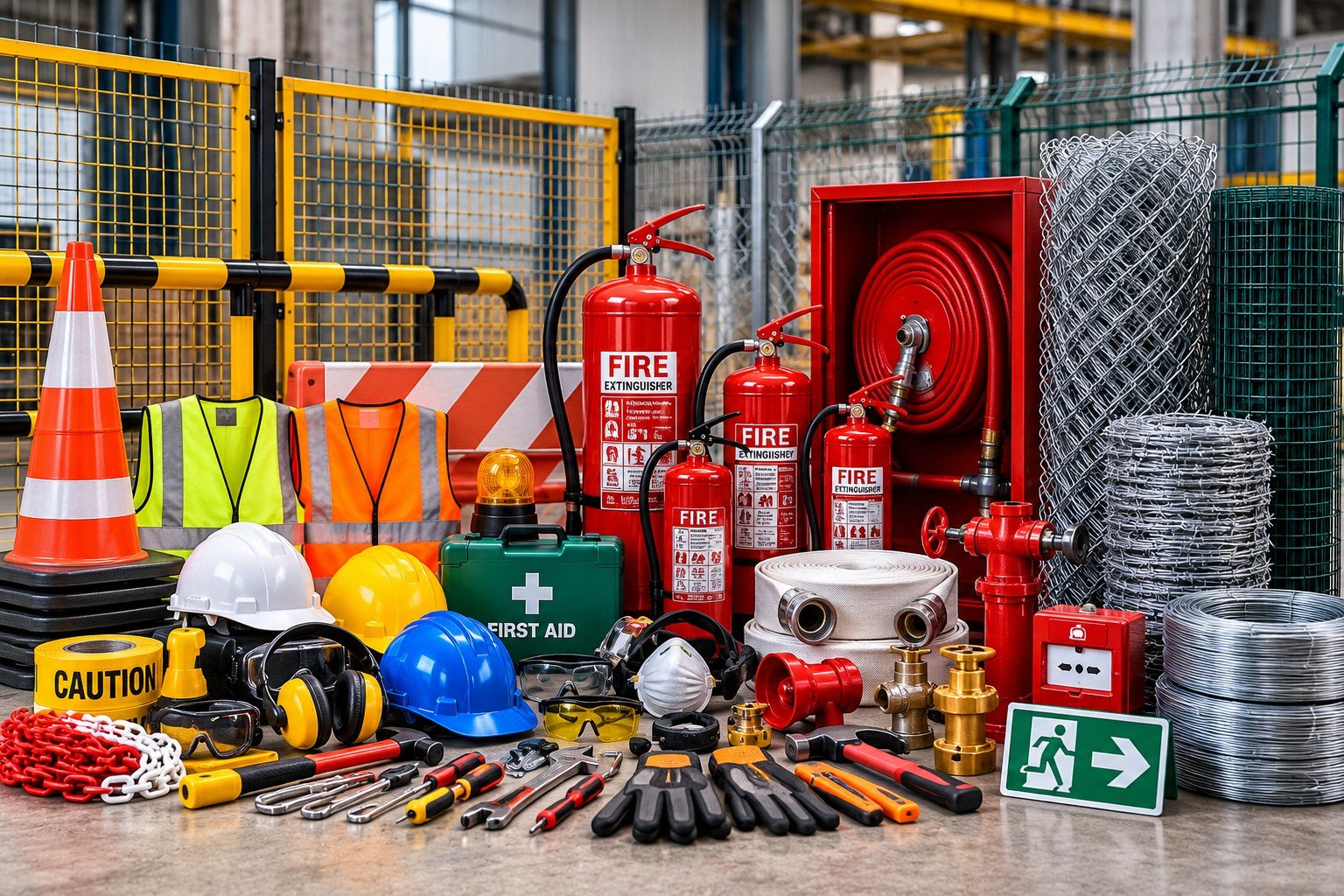 Safety tools and fencing wire