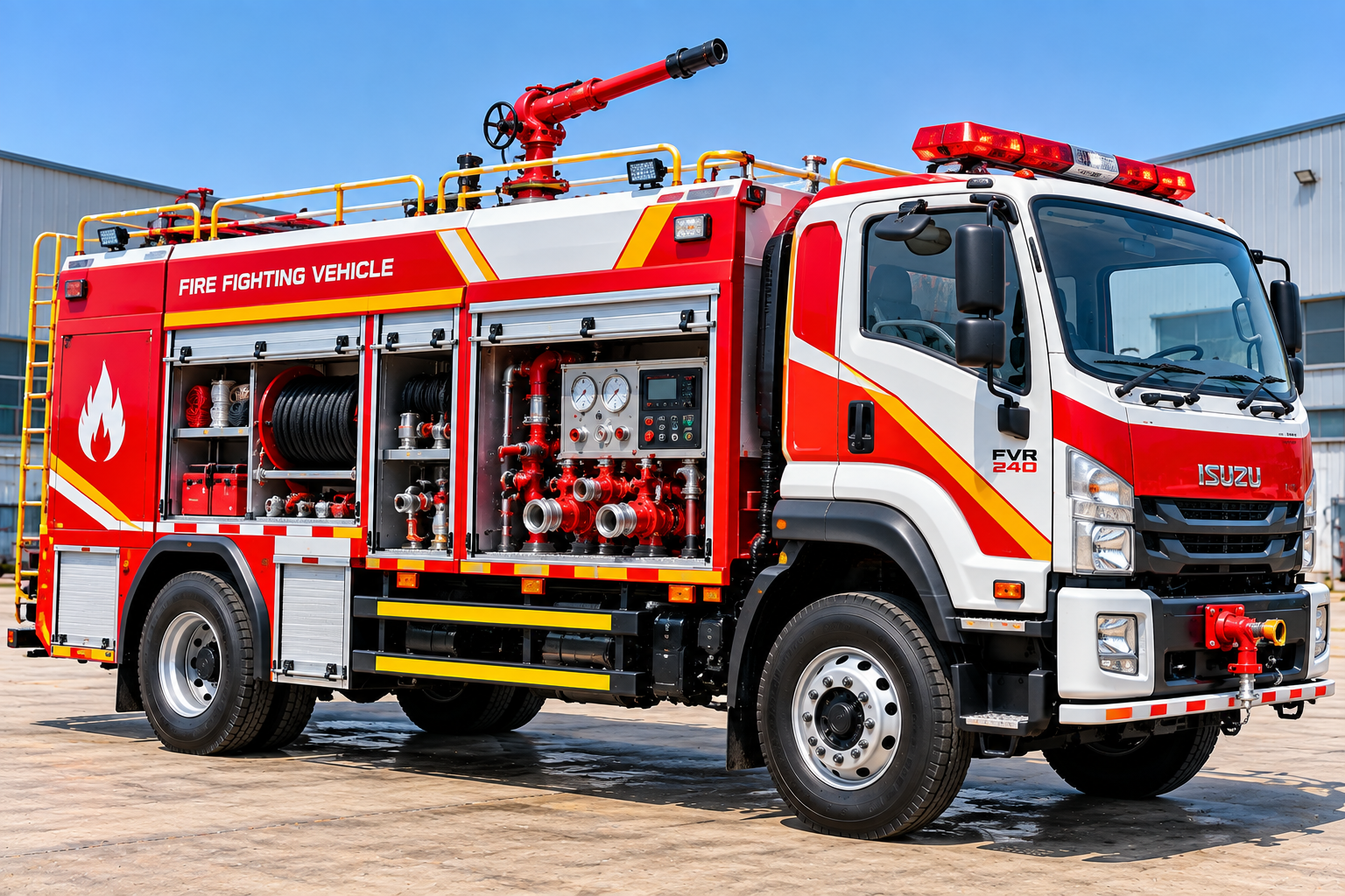Fire fighting vehicle
