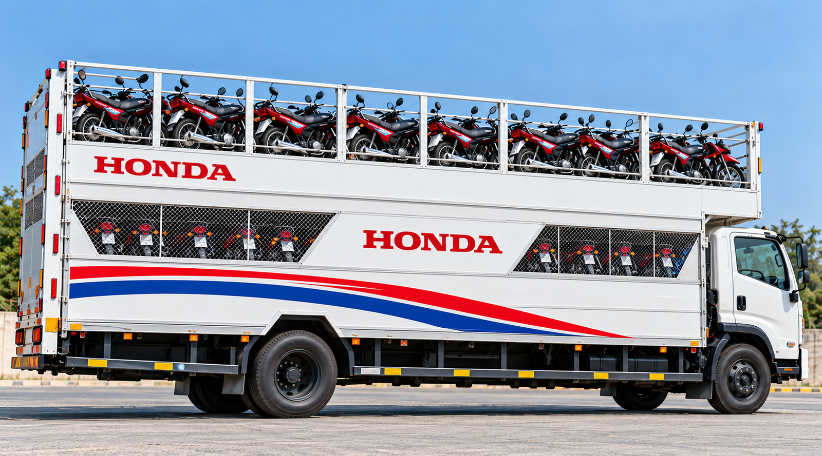 Motorcycle Carrier Truck – Two-Level