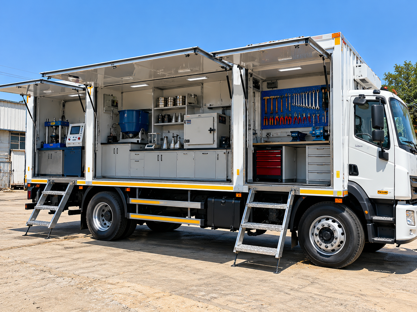 Testing Lab / Mobile Lab / Mobile Workshop